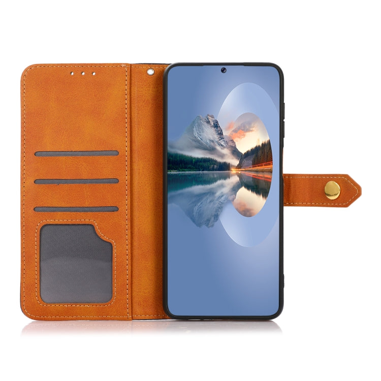 For Xiaomi 14 KHAZNEH Cowhide Texture Flip Leather Phone Case(Black) - 14 Cases by PMC TechLife | Online Shopping South Africa | PMC TechLife | Buy Now Pay Later Mobicred