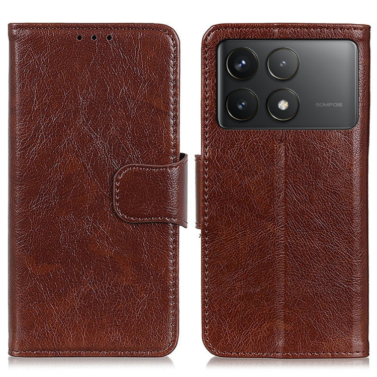 For Xiaomi Redmi K70 5G / K70 Pro 5G Nappa Texture Horizontal Flip Leather Phone Case(Brown) - K70 Cases by PMC Jewellery | Online Shopping South Africa | PMC Jewellery | Buy Now Pay Later Mobicred