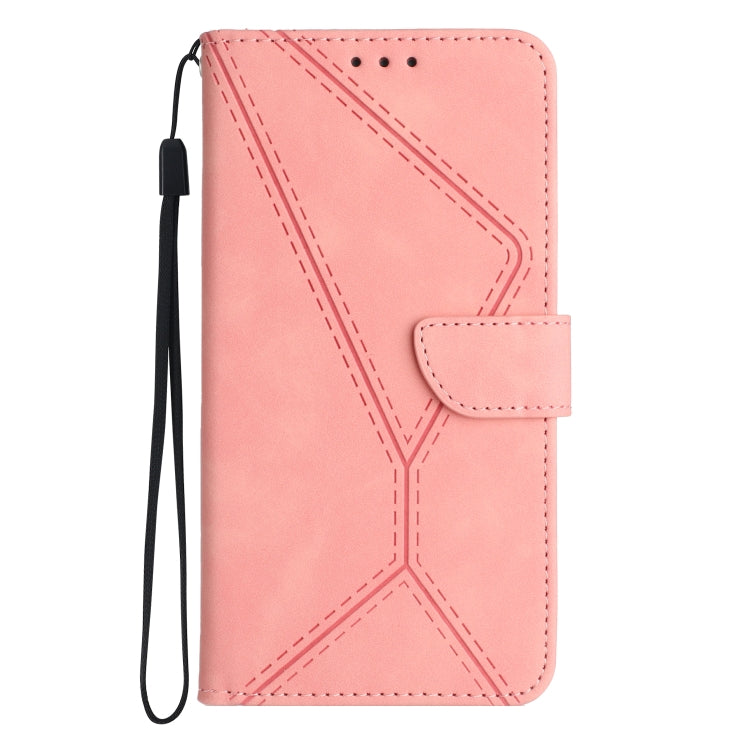 For Motorola Moto G84 Stitching Embossed Leather Phone Case(Pink) - free shipping - PMC TechLife - Order now!