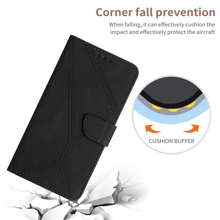For Motorola Edge 60 5G Stitching Embossed Leather Phone Case(Black) - free shipping - PMC TechLife - Order now!