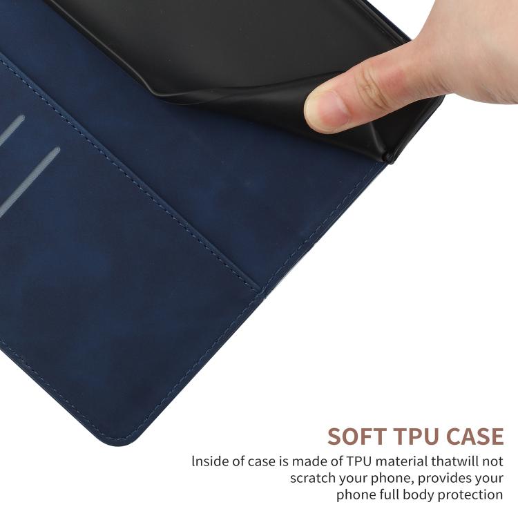 For Motorola Moto G56 5G Stitching Embossed Leather Phone Case(Blue) - free shipping - PMC TechLife - Order now!