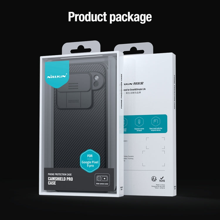 For Google Pixel 9 Pro NILLKIN CamShield Pro PC Phone Case(Black) - free shipping - PMC TechLife - Order now!