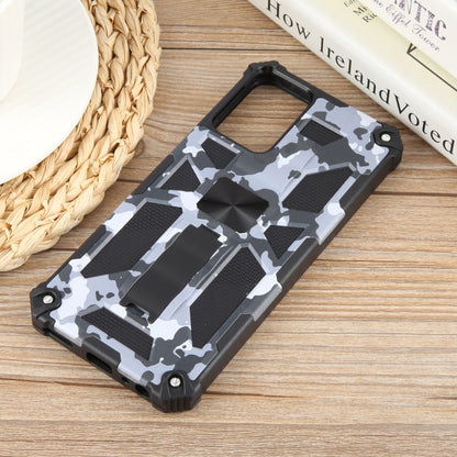 For Motorola Moto G Power 5G 2024 Camouflage Armor Kickstand TPU + PC Magnetic Phone Case(Grey) - Motorola Cases by PMC Jewellery | Online Shopping South Africa | PMC Jewellery | Buy Now Pay Later Mobicred