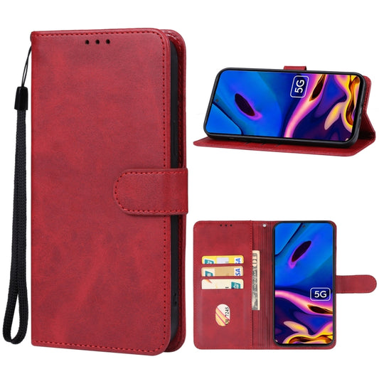 For Xiaomi Poco M6 Pro 4G Leather Phone Case(Red) - Xiaomi Cases by PMC Jewellery | Online Shopping South Africa | PMC Jewellery | Buy Now Pay Later Mobicred