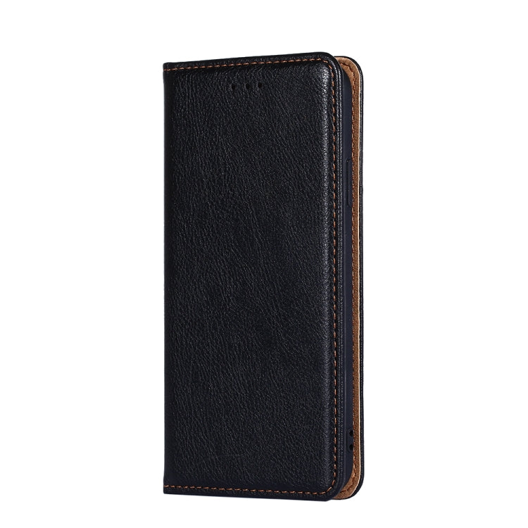 For Nokia C12 Gloss Oil Solid Color Magnetic Leather Phone Case(Black) - free shipping - PMC TechLife - Order now!