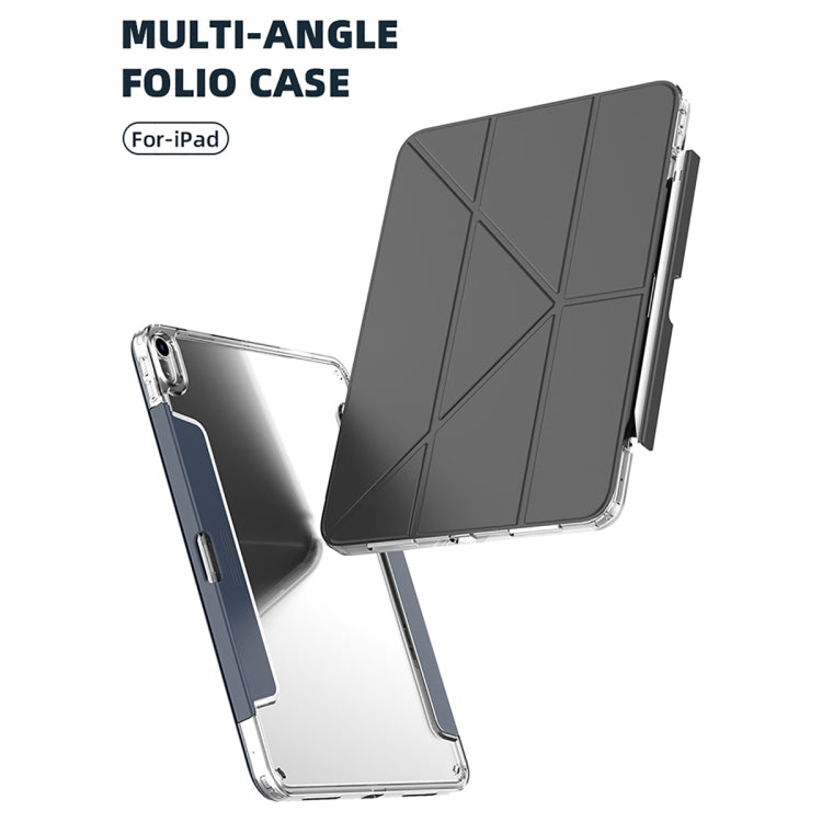 For iPad Air 11 2025 / 2024 Mutural Deformation Stand Smart Leather Tablet Case(Dark Blue) - free shipping - PMC TechLife - Order now!