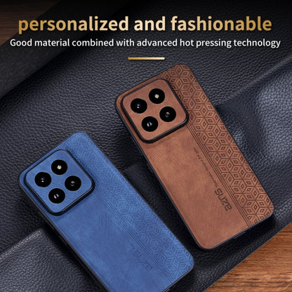 For Xiaomi 14 Pro AZNS 3D Embossed Skin Feel Phone Case(Sapphire Blue) - 14 Pro Cases by AZNS | Online Shopping South Africa | PMC Jewellery | Buy Now Pay Later Mobicred