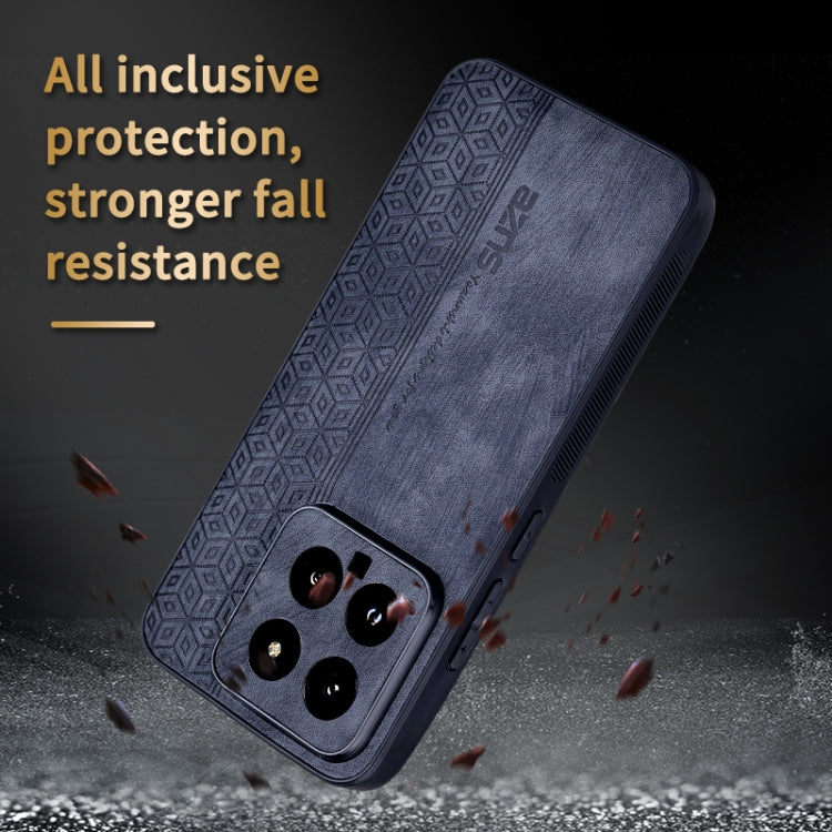 For Xiaomi 14 AZNS 3D Embossed Skin Feel Phone Case(Black) - 14 Cases by AZNS | Online Shopping South Africa | PMC TechLife