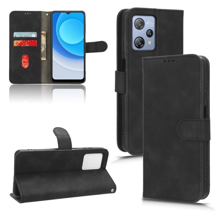 For Blackview A53 Pro Skin Feel Magnetic Flip Leather Phone Case(Black) - More Brand by PMC Jewellery | Online Shopping South Africa | PMC Jewellery