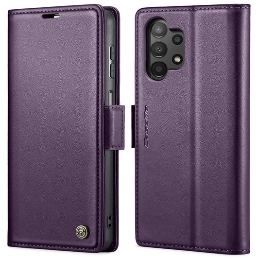 For Samsung Galaxy A13 4G/5G/A04s/A04/M13 5G CaseMe 023 Butterfly Buckle Litchi Texture RFID Anti-theft Leather Phone Case(Pearly Purple) - Galaxy Phone Cases by CaseMe | Online Shopping South Africa | PMC Jewellery | Buy Now Pay Later Mobicred