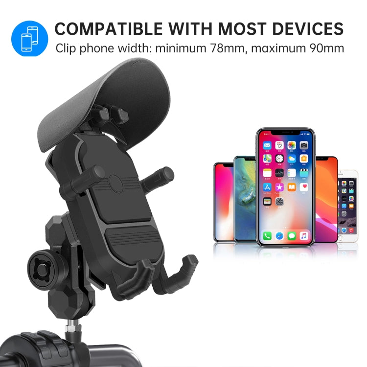 WUPP ZH-1848A2 Motorcycle Shock Absorption Riding Phone Navigation Holder, Style:M10 Ball Joint - Holder by WUPP | Online Shopping South Africa | PMC Jewellery | Buy Now Pay Later Mobicred