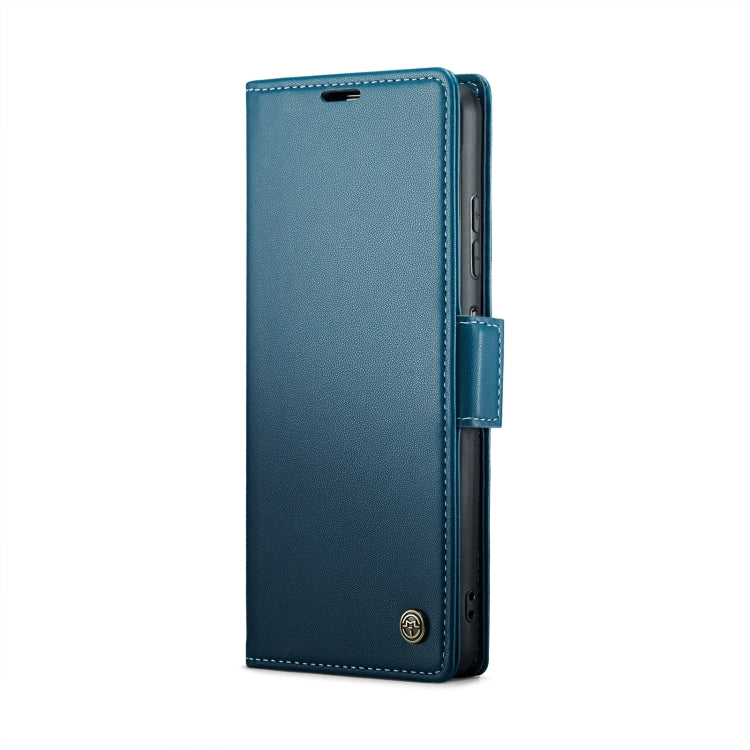 For Xiaomi Redmi Note 13 5G CaseMe 023 Butterfly Buckle Litchi Texture RFID Anti-theft Leather Phone Case(Blue) - Xiaomi Cases by CaseMe | Online Shopping South Africa | PMC Jewellery | Buy Now Pay Later Mobicred