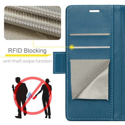 For Xiaomi Redmi Note 13 Pro+ 5G CaseMe 023 Butterfly Buckle Litchi Texture RFID Anti-theft Leather Phone Case(Blue) - Xiaomi Cases by CaseMe | Online Shopping South Africa | PMC Jewellery | Buy Now Pay Later Mobicred