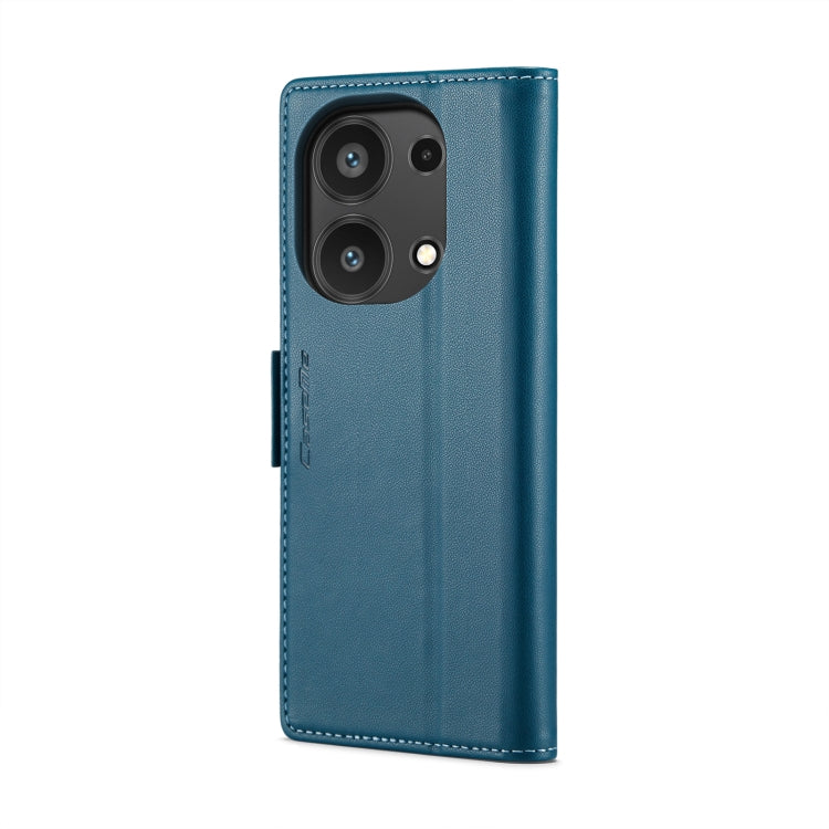 For Xiaomi Redmi Note 13 Pro 4G CaseMe 023 Butterfly Buckle Litchi Texture RFID Anti-theft Leather Phone Case(Blue) - Xiaomi Cases by CaseMe | Online Shopping South Africa | PMC Jewellery | Buy Now Pay Later Mobicred