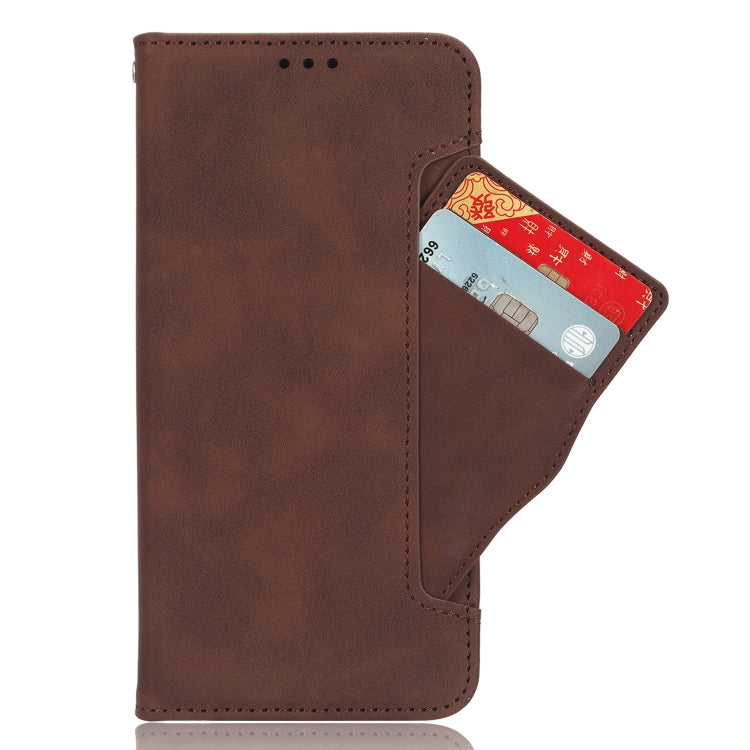 For Xiaomi Redmi K70 / K70 Pro 5G Skin Feel Calf Texture Card Slots Leather Phone Case(Brown) - K70 Pro Cases by PMC Jewellery | Online Shopping South Africa | PMC Jewellery | Buy Now Pay Later Mobicred