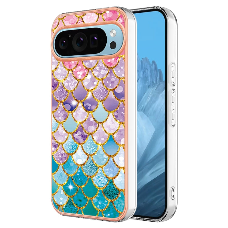 For Google Pixel 9 Pro XL Electroplating IMD TPU Phone Case(Colorful Scales) - Google Cases by PMC Jewellery | Online Shopping South Africa | PMC Jewellery | Buy Now Pay Later Mobicred