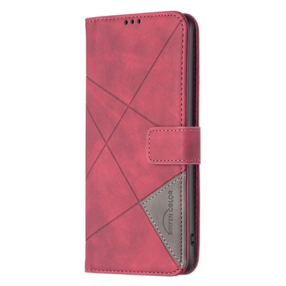 For Google Pixel 9 Pro Magnetic Buckle Rhombus Texture Leather Phone Case(Red) - Google Cases by PMC Jewellery | Online Shopping South Africa | PMC Jewellery | Buy Now Pay Later Mobicred