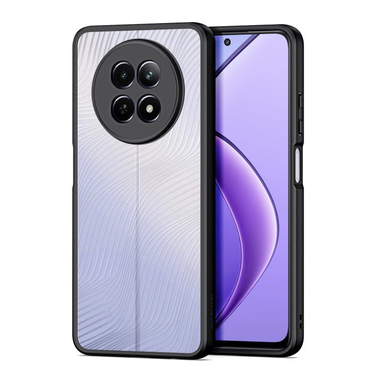 For Realme 12 5G DUX DUCIS Aimo Series TPU + PC Frosted Feel Phone Case(Black) - Realme Cases by DUX DUCIS | Online Shopping South Africa | PMC Jewellery | Buy Now Pay Later Mobicred