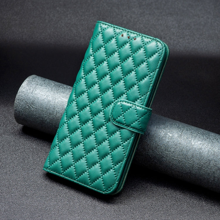For Google Pixel 9 Diamond Lattice Wallet Leather Flip Phone Case(Green) - Google Cases by PMC TechLife | Online Shopping South Africa | PMC TechLife | Buy Now Pay Later Mobicred
