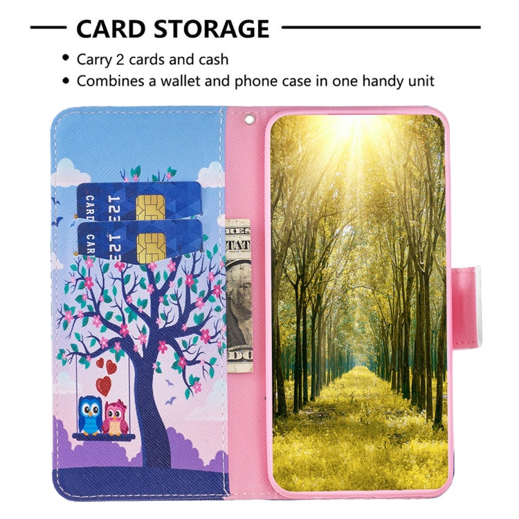 For Xiaomi Redmi Note 13 Pro+ 5G Colored Drawing Pattern Leather Phone Case(Owl) - Xiaomi Cases by PMC TechLife | Online Shopping South Africa | PMC TechLife | Buy Now Pay Later Mobicred