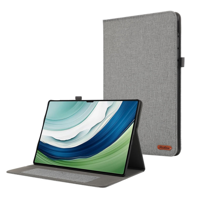 For Huawei MatePad Pro 13.2 Fabric Leather Tablet Case(Grey) - Huawei by PMC TechLife | Online Shopping South Africa | PMC TechLife | Buy Now Pay Later Mobicred