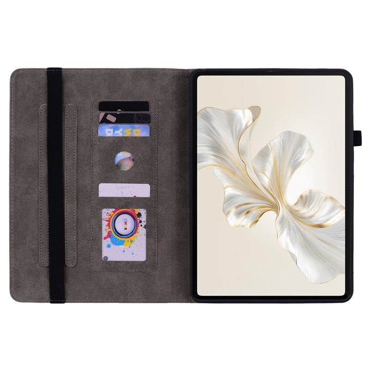 For Honor Pad 9 12.1 Butterfly Rose Embossed Leather Tablet Case(Pink) - Honor by PMC TechLife | Online Shopping South Africa | PMC TechLife | Buy Now Pay Later Mobicred