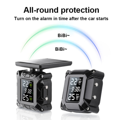 M9 Color Screen Motorcycle Solar Wireless Tire Pressure Monitor With M10 Fixed Mount - Electrical System by PMC Jewellery | Online Shopping South Africa | PMC Jewellery | Buy Now Pay Later Mobicred