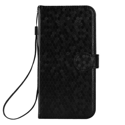 For Google Pixel 9 Pro XL Honeycomb Dot Texture Leather Phone Case(Black) - Google Cases by PMC Jewellery | Online Shopping South Africa | PMC Jewellery | Buy Now Pay Later Mobicred