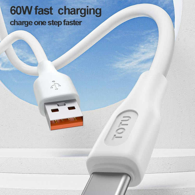 TOTU CB-4 Series USB-C / Type-C to 8 Pin Fast Charge Data Cable, Length:1m(White) - 2 in 1 Cable by TOTUDESIGN | Online Shopping South Africa | PMC Jewellery | Buy Now Pay Later Mobicred