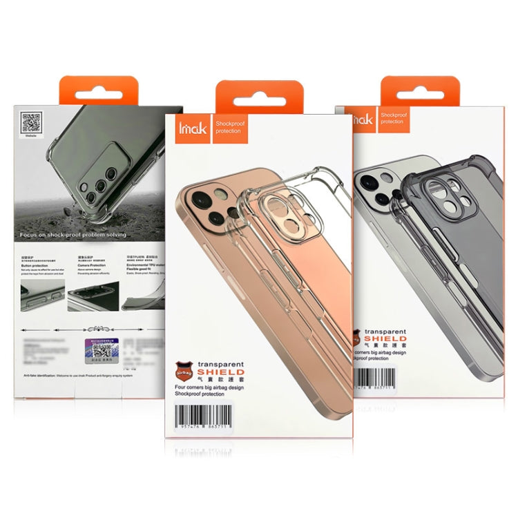 For Google Pixel 7a imak Shockproof Airbag TPU Phone Case(Transparent) - Google Cases by imak | Online Shopping South Africa | PMC TechLife