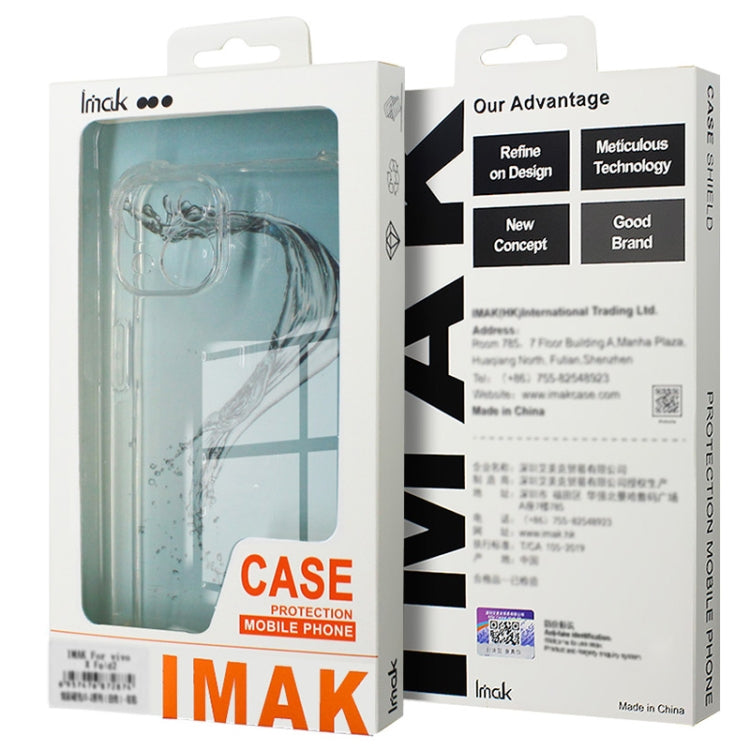 For Xiaomi 14 Ultra 5G imak Shockproof Airbag TPU Phone Case(Transparent Black) - 14 Ultra Cases by imak | Online Shopping South Africa | PMC Jewellery | Buy Now Pay Later Mobicred