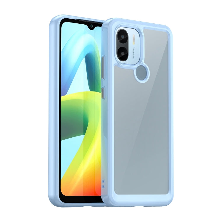 For Xiaomi Redmi A2+ Colorful Series Acrylic Hybrid TPU Phone Case(Blue) - Xiaomi Cases by PMC Jewellery | Online Shopping South Africa | PMC Jewellery | Buy Now Pay Later Mobicred