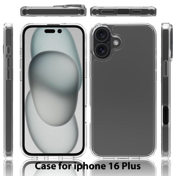 For iPhone 16 Plus Scratchproof Acrylic TPU Phone Case(Transparent) - iPhone 16 Plus Cases by PMC Jewellery | Online Shopping South Africa | PMC Jewellery | Buy Now Pay Later Mobicred