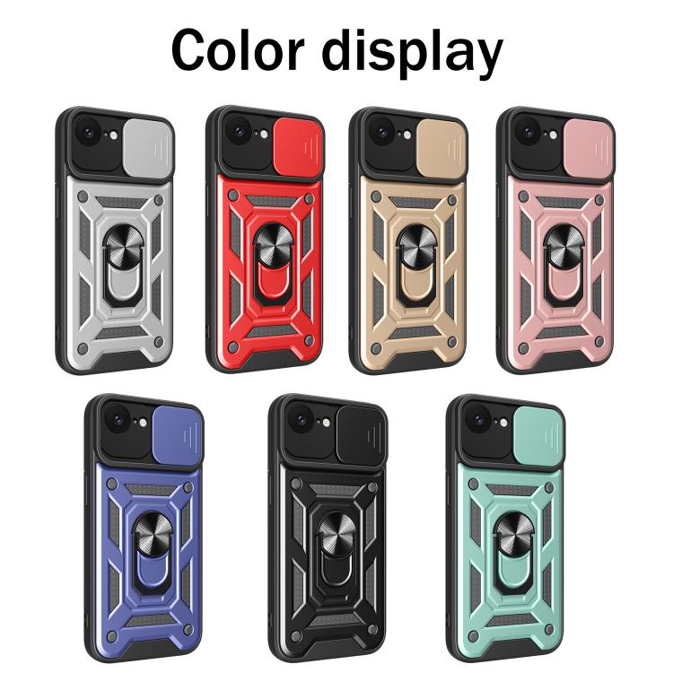 For iPhone 16e Sliding Camera Cover Design TPU+PC Phone Case(Blue) - free shipping - PMC TechLife - Order now!