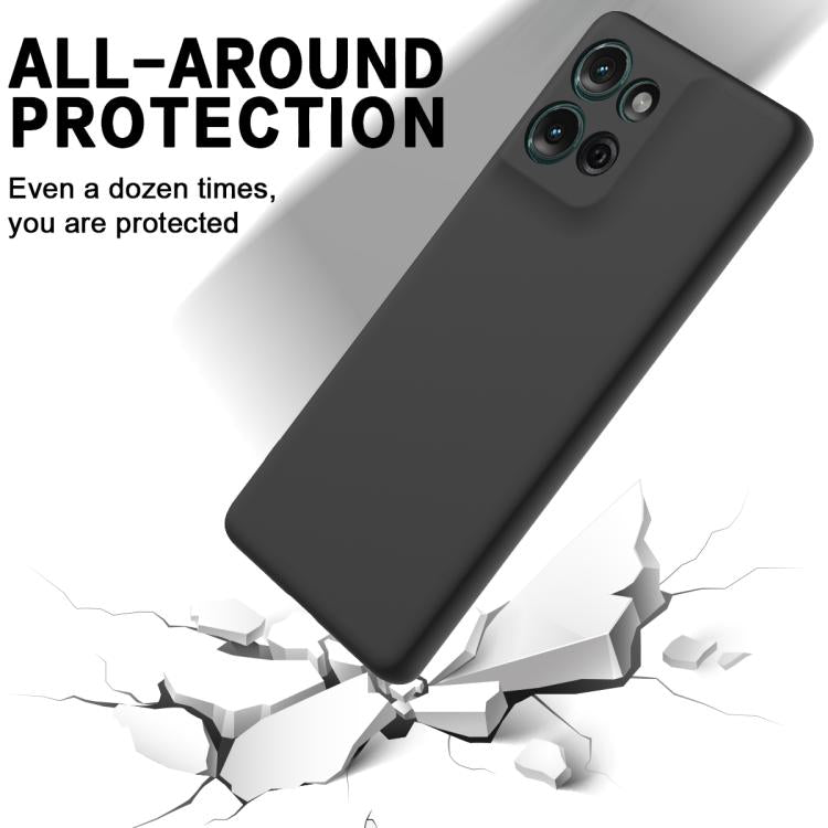 For Motorola Moto G Play 2025 Solid Color Liquid Silicone Dropproof Full Coverage Phone Case(Black) - free shipping - PMC TechLife - Order now!