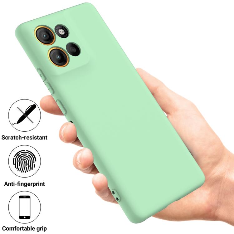For Motorola Moto G15 Power Solid Color Liquid Silicone Dropproof Full Coverage Phone Case(Green) - free shipping - PMC TechLife - Order now!