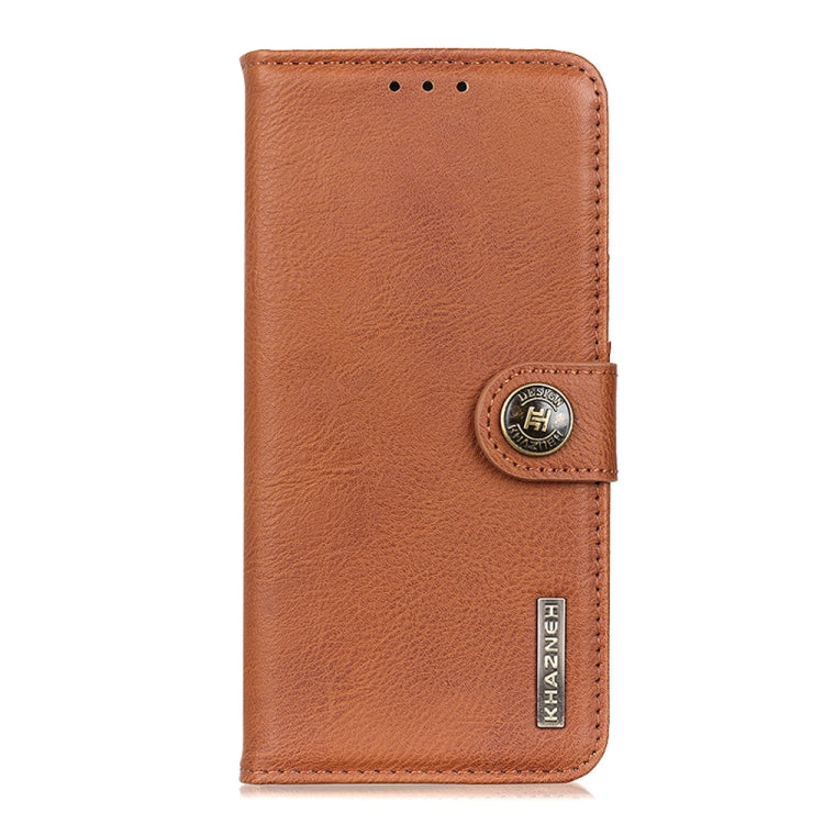 For Xiaomi 14 KHAZNEH Cowhide Texture Flip Leather Phone Case(Brown) - free shipping - PMC TechLife - Order now!