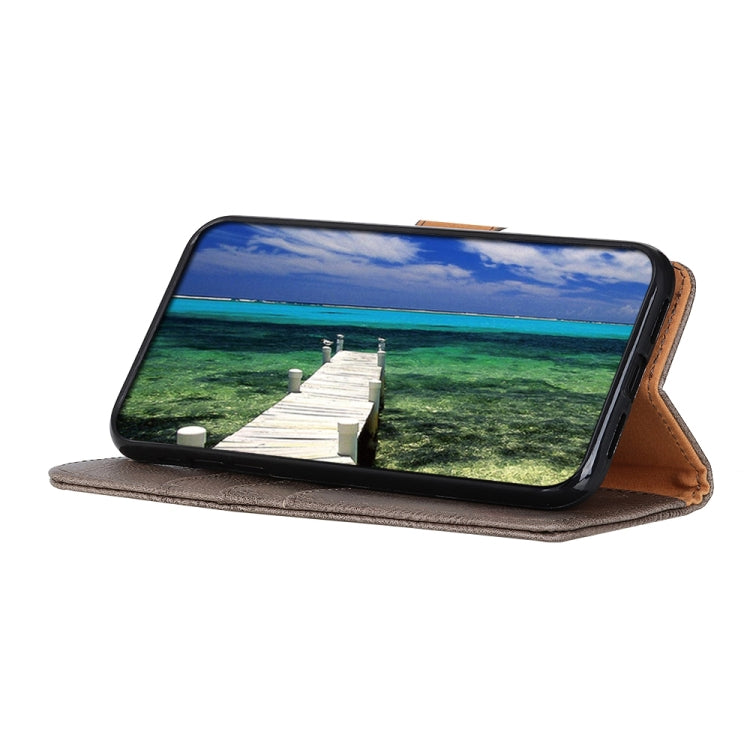 For Xiaomi 14 Pro KHAZNEH Cowhide Texture Flip Leather Phone Case(Khaki) - 14 Pro Cases by PMC TechLife | Online Shopping South Africa | PMC TechLife | Buy Now Pay Later Mobicred