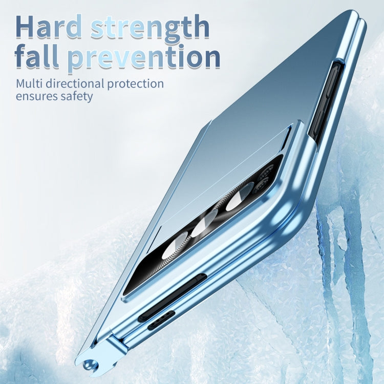 For Google Pixel Fold Integrated Electroplating PC Folding Phone Case(Blue) - free shipping - PMC TechLife - Order now!