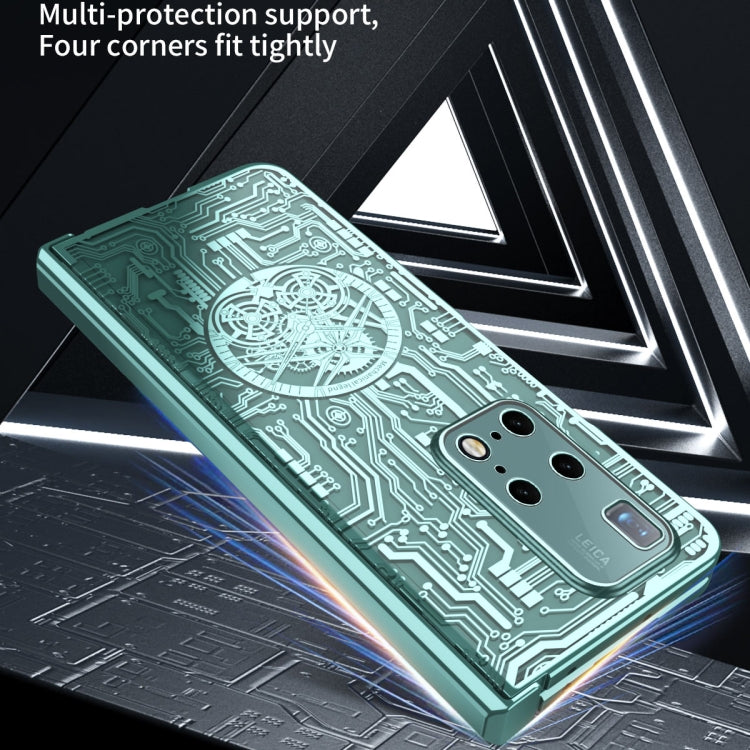 For Huawei Mate X2 Mechanical Legend Integrated Electroplating All-inclusive Phone Case(Rose Gold) - Huawei Cases by PMC TechLife | Online Shopping South Africa | PMC TechLife | Buy Now Pay Later Mobicred