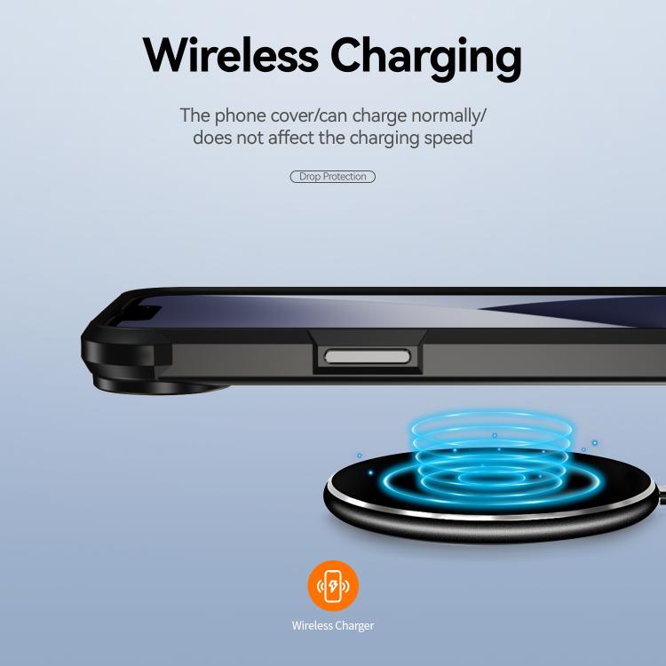 For iPhone 16e TPU + PC Lens Protection Phone Case(Black) - free shipping - PMC TechLife - Order now!