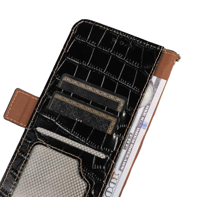 For iPhone 17 Crocodile Top Layer Cowhide Leather Phone Case(Black) - free shipping - PMc TechLife - Order now!