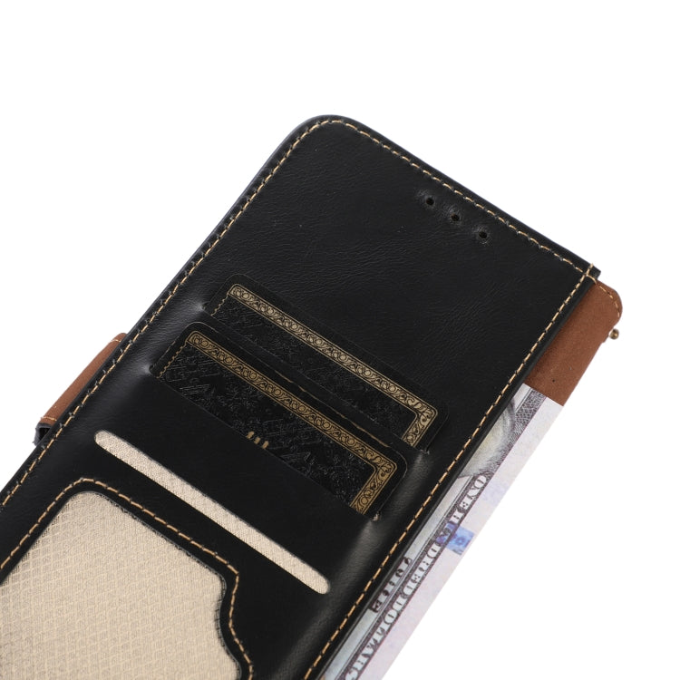 For iPhone 16 Plus Crazy Horse Top Layer Cowhide Leather Phone Case(Black) - iPhone 16 Plus Cases by PMC TechLife | Online Shopping South Africa | PMC TechLife | Buy Now Pay Later Mobicred