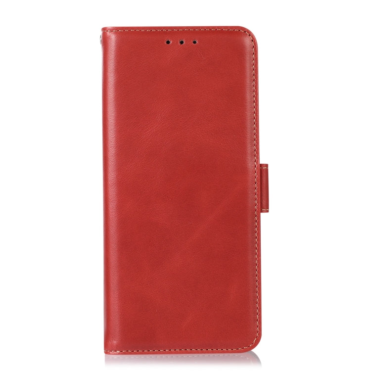 For iPhone 16 Plus Crazy Horse Top Layer Cowhide Leather Phone Case(Red) - iPhone 16 Plus Cases by PMC Jewellery | Online Shopping South Africa | PMC Jewellery | Buy Now Pay Later Mobicred