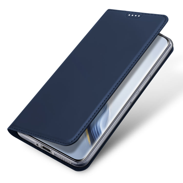 For Honor Magic6 DUX DUCIS Skin Pro Series Flip Leather Phone Case(Blue) - Honor Cases by DUX DUCIS | Online Shopping South Africa | PMC Jewellery | Buy Now Pay Later Mobicred