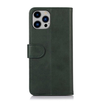 For iPhone 16 Pro Cow Texture Leather Phone Case(Green) - iPhone 16 Pro Cases by PMC Jewellery | Online Shopping South Africa | PMC Jewellery | Buy Now Pay Later Mobicred