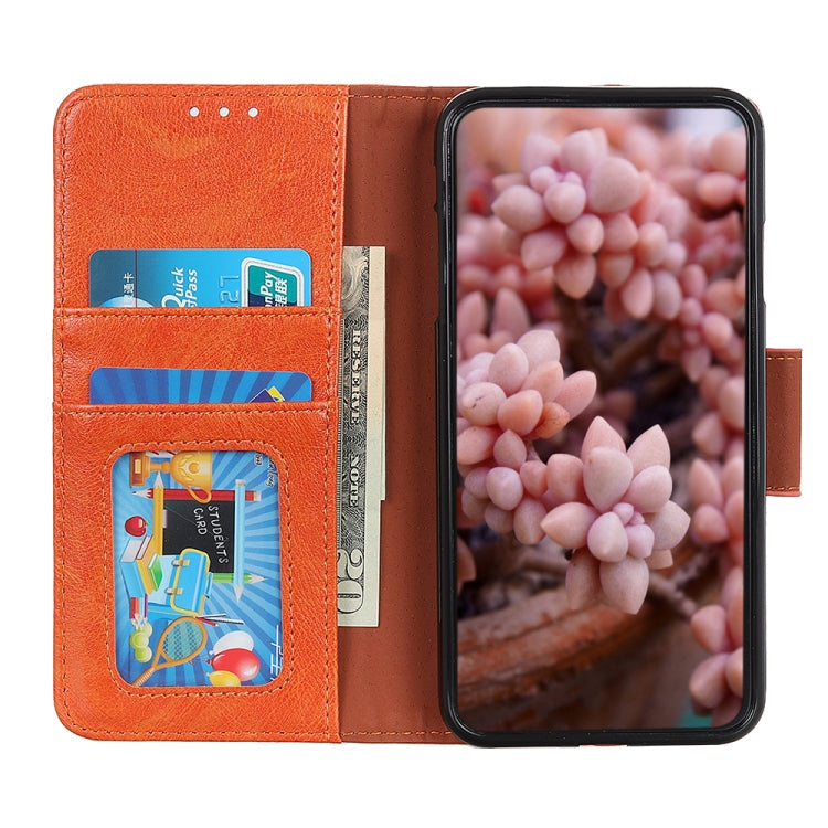 For iPhone 16 Pro Nappa Texture Leather Case(Orange) - free shipping - PMC TechLife - Order now!