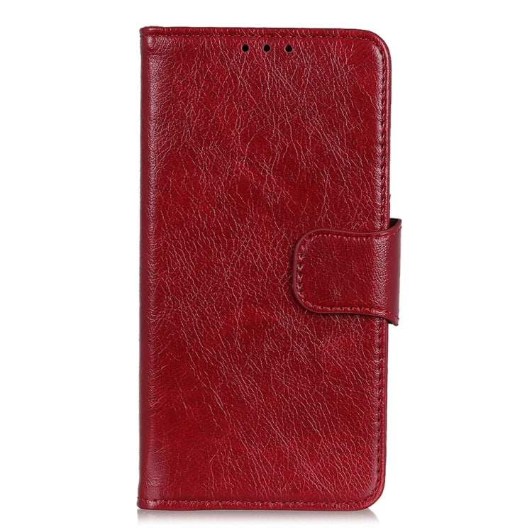 For iPhone 16 Plus Nappa Texture Leather Case(Red) - iPhone 16 Plus Cases by PMC TechLife | Online Shopping South Africa | PMC TechLife | Buy Now Pay Later Mobicred