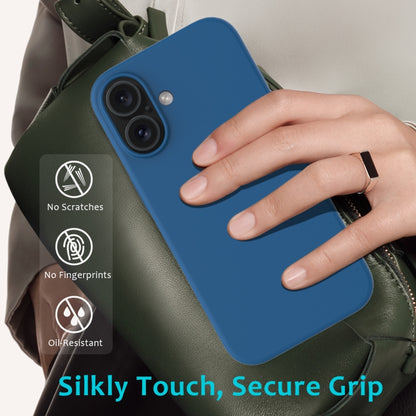 For iPhone 16 Plus Solid Color Silicone Phone Case(Cobalt Blue) - More iPhone Cases by PMC Jewellery | Online Shopping South Africa | PMC Jewellery | Buy Now Pay Later Mobicred