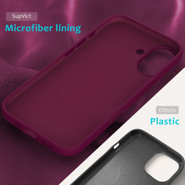 For iPhone 16 Solid Color Silicone Phone Case(Violet) - More iPhone Cases by PMC Jewellery | Online Shopping South Africa | PMC Jewellery | Buy Now Pay Later Mobicred